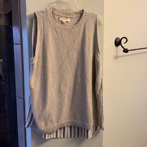 Sleeveless sweater
